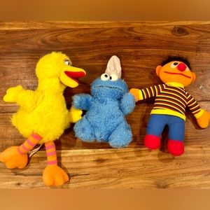 Vintage Sesame Street plush lot